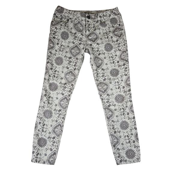 Free People Sundial Fun Print Jeans Womens size 26 0693 - Picture 2 of 11